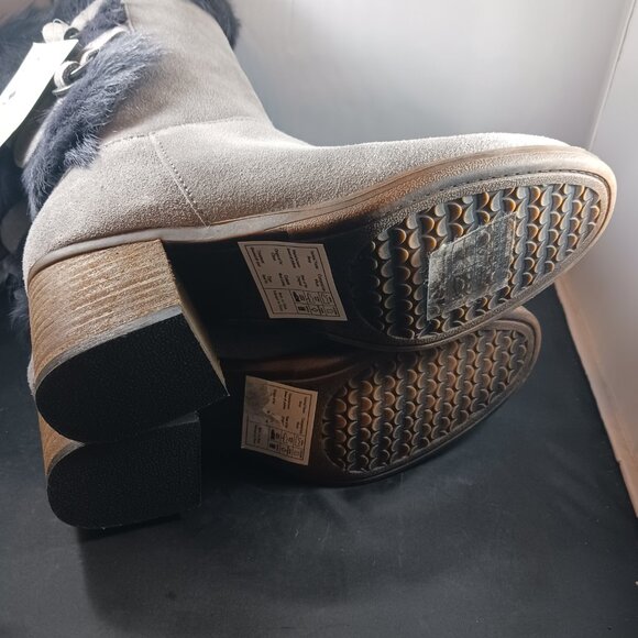 BearPaw Madeline Gray Fog Women's Tall Boot size 8M - Picture 11 of 15